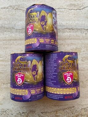 NEW 🆕 THREE Unicorn Academy Series 2 Mystery Collectible Unicorns sealed